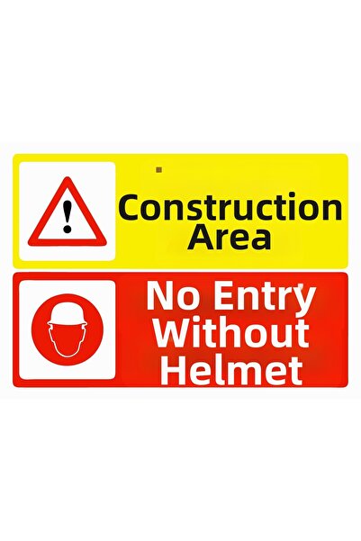 ZiPrinter لافتة تحذيرية من البلاستيك PVC مقاس A5 15×21 سم تحمل عبارة 'ممنوع ا...