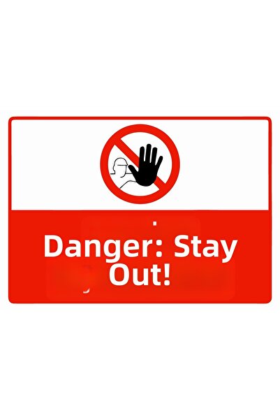 ZiPrinter لافتة تحذيرية من شركة Isg تحمل عبارة 'لا تترك المخاطر خارج نطاق الرؤية' مصنوعة من مادة PVC مقاس A5 15×21 سم