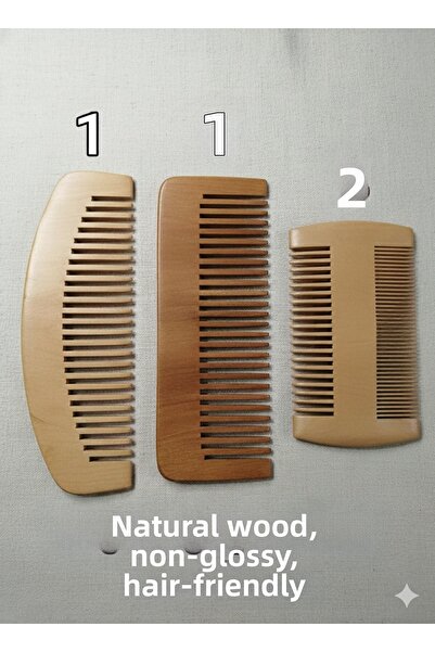 Efsoon Organics Χτένα από ξύλο οξιάς - Φυσικό, φιλικό προς τα μαλλιά, ποιοτικ...