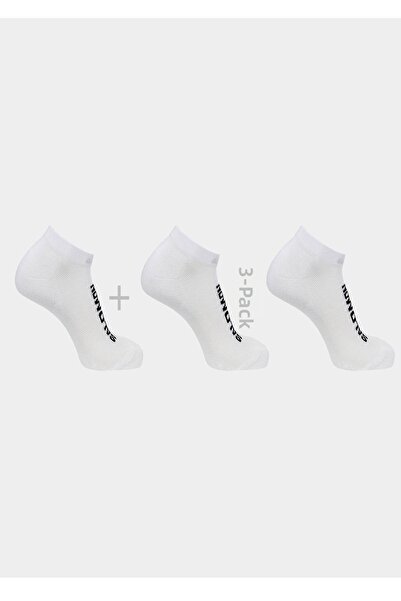 Salomon LC20869 Всекидневен нисък 3 пакет чорапи - БЯЛ