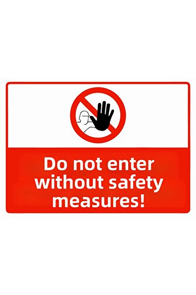 ZiPrinter Do Not Enter Without Security Clearance Isg Warning Sign Pvc A4 21X...