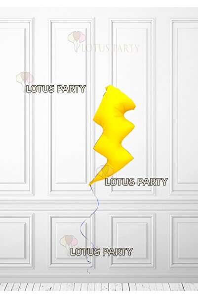 LOTUS PARTY Lightning Foil Balloon - Lightning Foil Balloon - Yellow Lightnin...