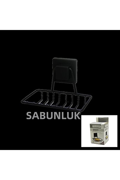 Smyrna Black - Metal Solid Soap Dispenser Square with Strong Adhesive 11X12.5...