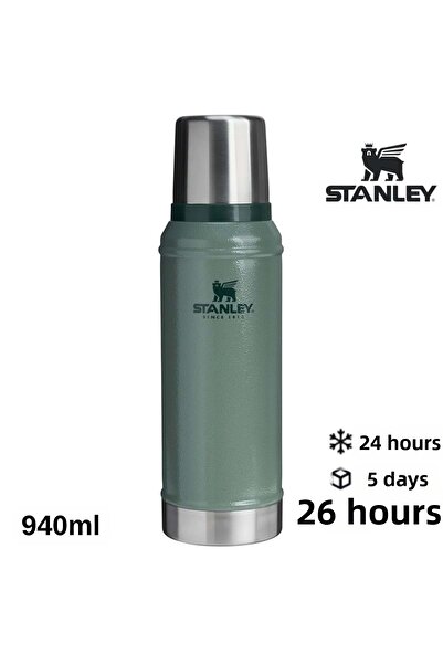 Stanley Classic Vacuum Steel Thermos 0.94 Lt Flask Khaki