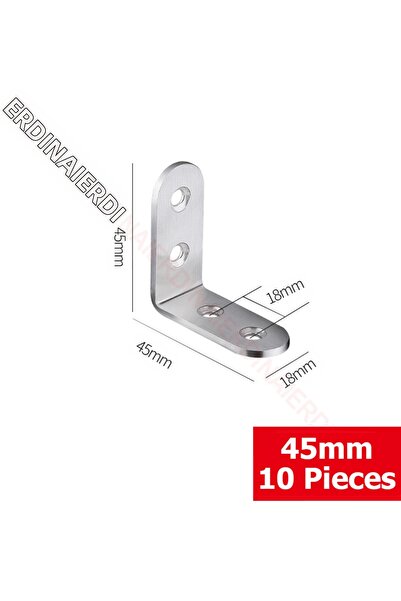 Choice1 45x45x18 مم 05 NAIERDI 10 قطع دعامات زاوية بزاوية 90 درجة دعامة زاوية...