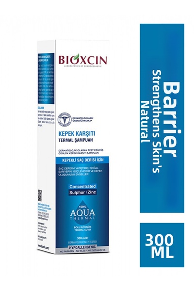 Bioxcin Aqua Thermal 300 ml Shampoo and Anti-Dandruff