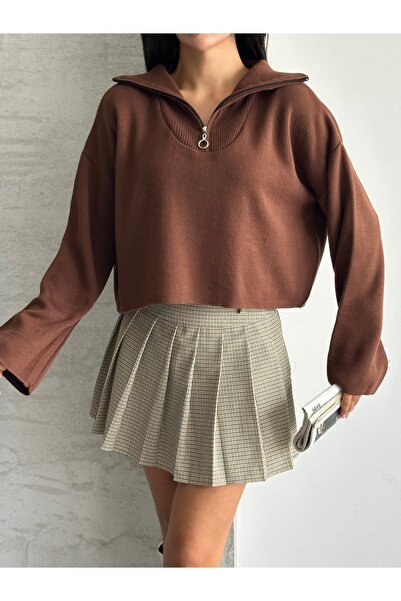 modazoom Γυναικείο πουλόβερ Crop