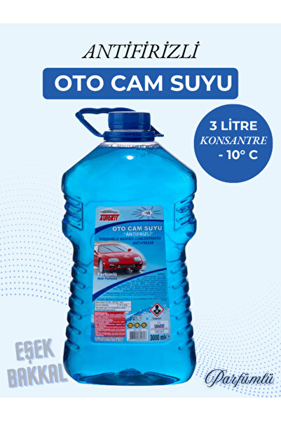Autokit ANTİFİRİZLİ KONSANTRE OTO CAM SUYU 3 LİTRE -10° C PARFÜMLÜ