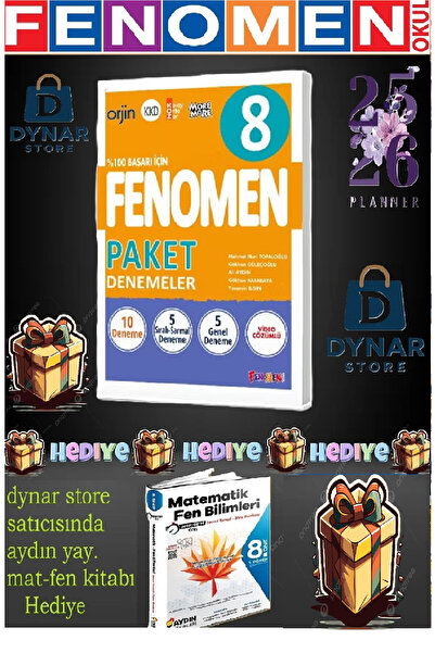 Gama Yayınları Fenomen 8. Sınıf 2025 Lgs 5 Sarmal 5 Genel Yeni Nesil Beceri T...
