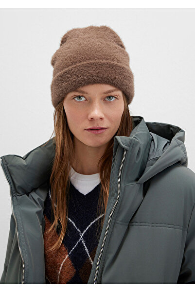 Mavi Feathered Brown Beret 197933-26823