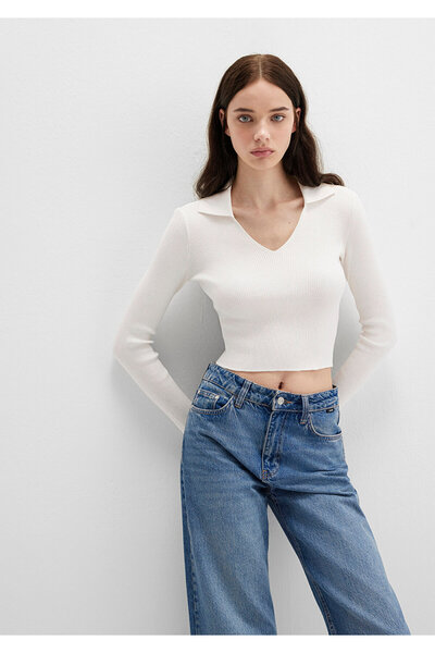 Mavi Ecru Knitwear Polo 1710802-70057