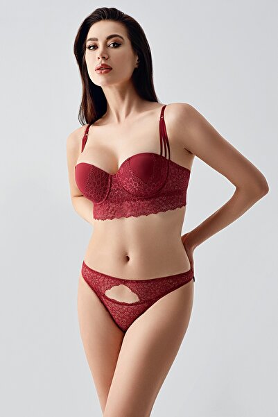 NEWBRA LINGERIE Σετ γυναικείο σουτιέν με επένδυση και εσώρουχο B Cup, 334162