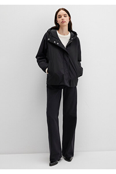 Mavi Hooded Black Jacket Loose Fit / Relaxed Fit 1110762-900