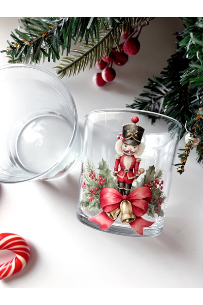 Rolin Design 2li Yılbaşı Su Bardağı - Kırmızı Kurşun Asker