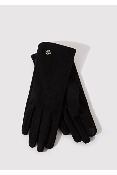 Mavi Siyah Suni Süet Eldiven 1912770-900