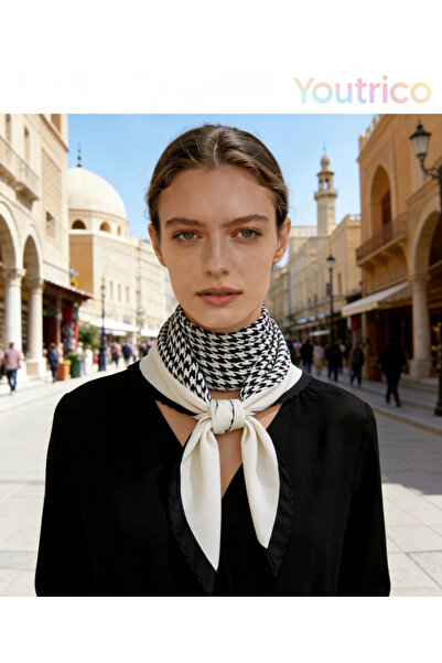 Youtrico Silk Scarf 70*70cm Early autumn-sun Shielding Wrinkled Square, Trend...