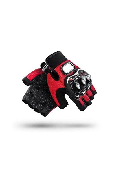 SINGLE SWORD قفازات دراجات نارية احترافية نصف إصبع مقاومة للصدمات