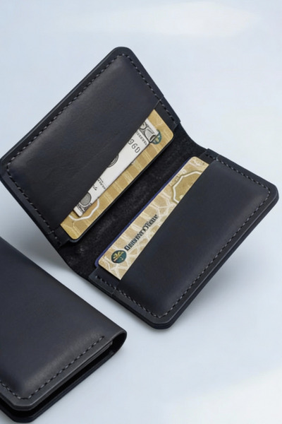 luvo El Yapımı Hakiki Deri Kartlık İtalyan Dikiş Premium Hakiki Deri