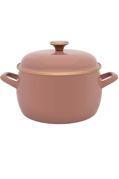 Metalac Cafetieră Moka cu capac Metalacemail, 22cm, 5.4l