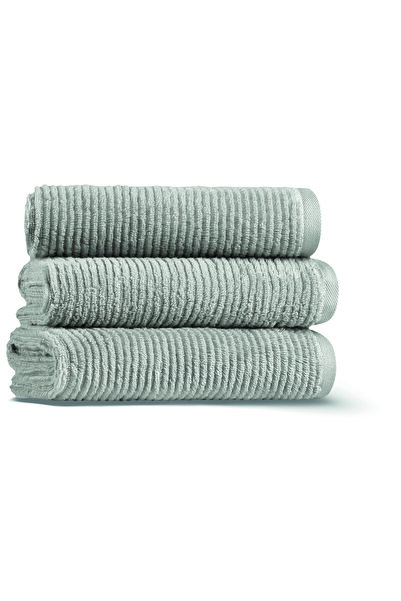 Slim Ribbed Misafir Havlu Fibrosoft ® Misafir Havlusu 30x40
