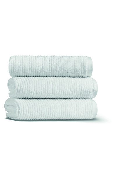 Slim Ribbed Misafir Havlu Fibrosoft ® Misafir Havlusu 30x40