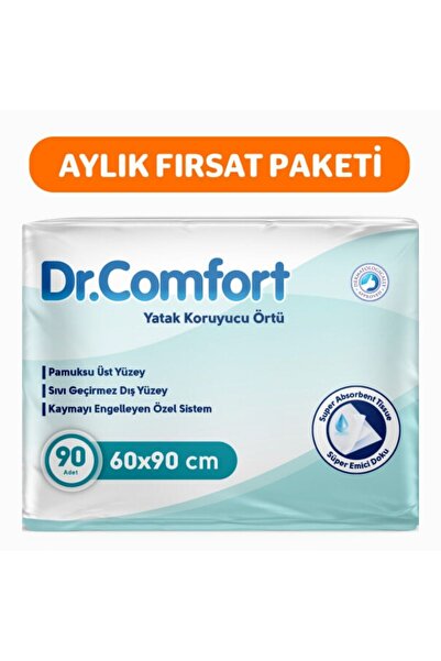 Dr.Comfort Dr Comfort 60x90 Yatak Koruyucu Örtü 30'lu 3 Paket 90 Adet