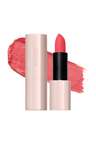 THE SAEM Kissholic Lipstick Matte/ Uzun Süre Dayanıklı Mat Ruj - Cr07 Naked C...