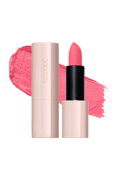 THE SAEM Kissholic Lipstick Matte/ Uzun Süre Dayanıklı Mat Ruj - PK04 My Lady...