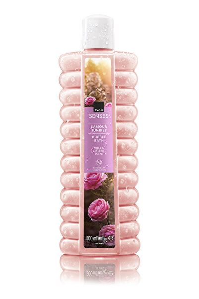 AVON L'Amour Sunrise Gül ve Kehribar Kokulu Banyo Köpüğü 500 Ml.