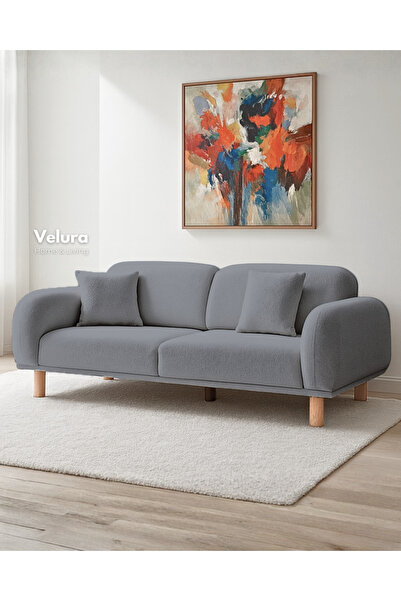 Velura Home & Living Lara Üçlü Koltuk & 3 ' lü Kanepe - Mavi