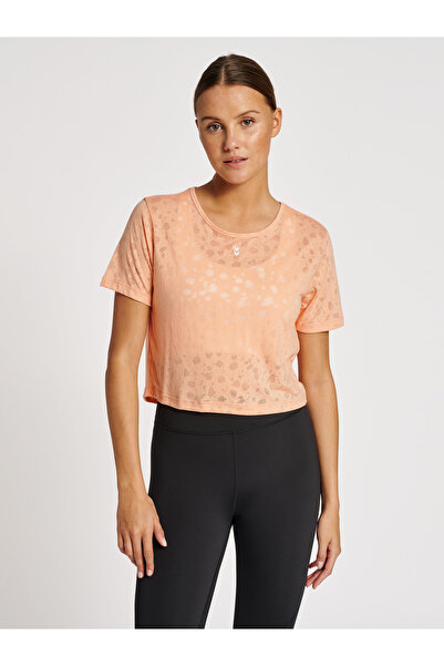 hummel hmlMT IRIS BURNOUT KIRPILMIŞ TİŞÖRT