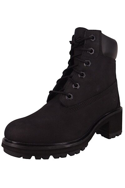Timberland Damen Boots Stiefel Kinsley TB1A25C4001 N Schwarz Black Leder mit Außensohle aus Gummi & EVA & Atmu
