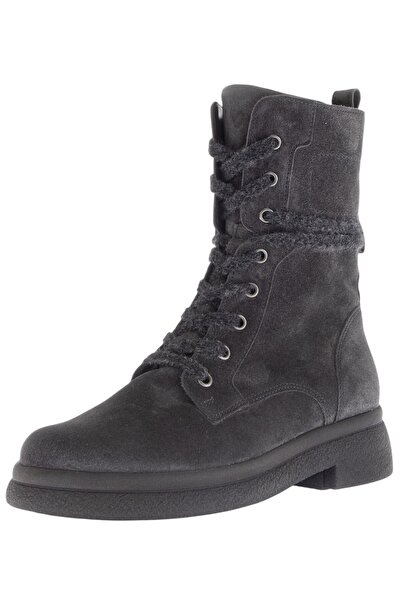 GABOR Damen Elegante Stiefelette G-Weite 71.742 Grau 19 Dark Grey Leder