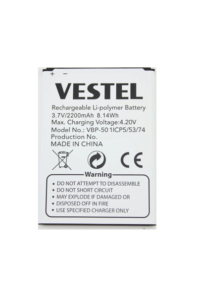 Vestel Venus 5.0v Batarya 1700 Mah