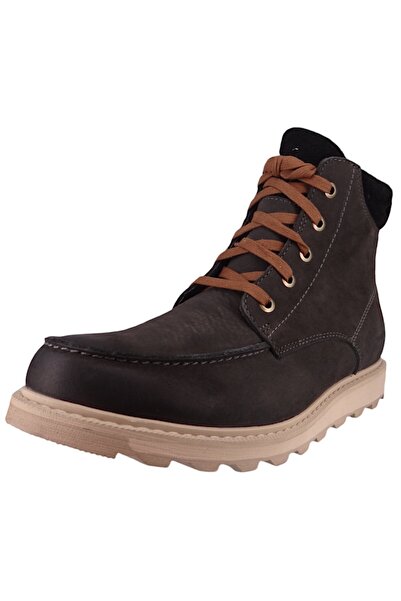 Sorel Herren Stiefeletten Stiefelette Winterschuhe Madson II Moc Toe WP 1915021 Grau 048 Coal Leder mit G
