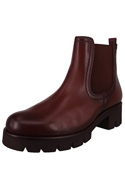 GABOR Damen Elegante Stiefelette Chelsea F-Weite 51.710 Braun 24 Sattel Leder