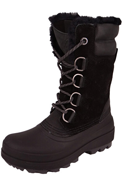 Kamik Damen Winterstiefel Stiefel Lauren WK2429 Schwarz BLK Black Leder/Synthetik mit RAVEN & EVA