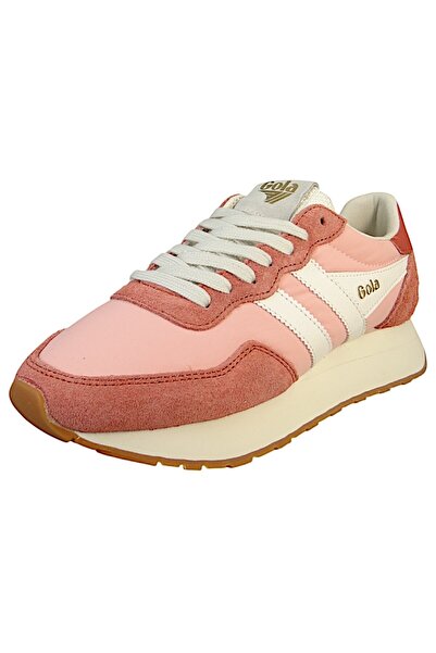 Gola Damen Low Sneaker Arizona CLB 574 Low Top CLB574 Rosa KC Hellrosa/Ton/Off-White Textil/Synthetik
