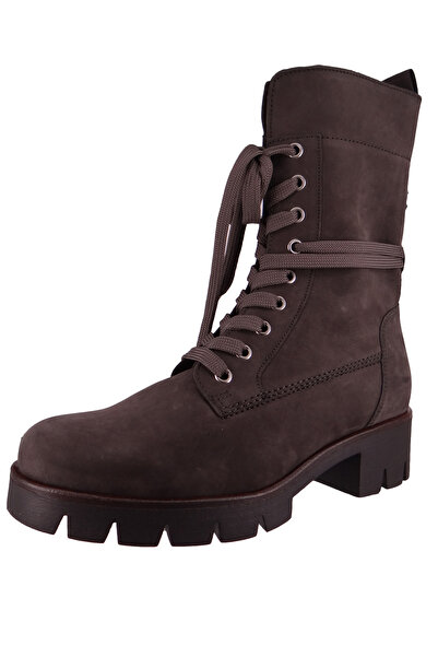 GABOR Damen Elegante Stiefelette F-Weite 31.712 Grau 18 Pepper Leder