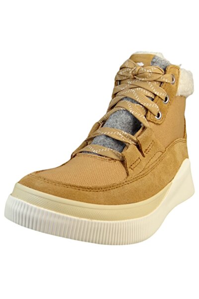 Sorel Damen Mid Sneaker Winterschuhe Out n About IV Mid 2088201 Braun 253 Tawny Buff Honey White Leder un