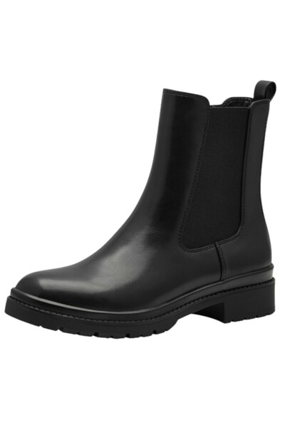 Tamaris Damen Sportliche Stiefelette 1-25428-43 Schwarz 001 Black Lederimitat...