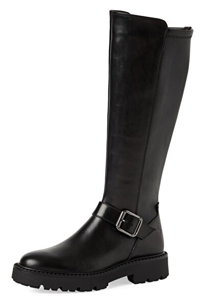 Tamaris Damen Elegante Stiefel Stretch Schaft 1-25603-45 Schwarz 001 Black Le...