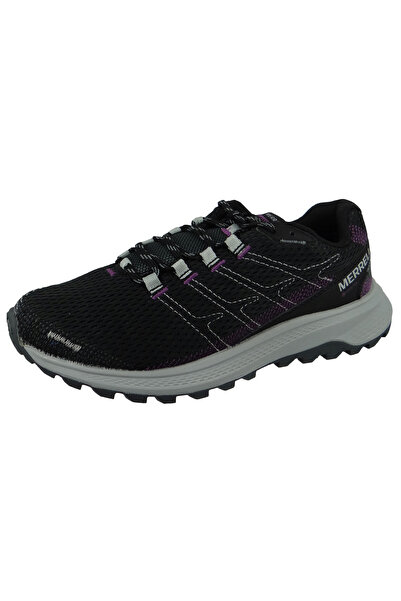 Merrell Damen Sportliche Halbschuhe Wanderschuhe Fly Strike GTX J067254 Schwarz Black Textil mit Vibram TC5