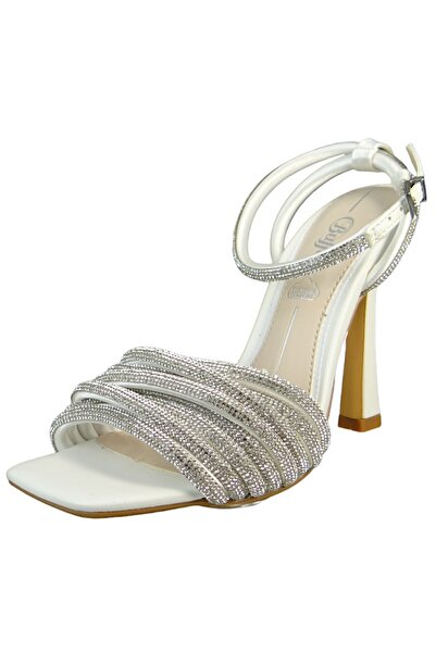 Buffalo Damen Sandalen Fairy Glam 1291503 Weiß White Textil