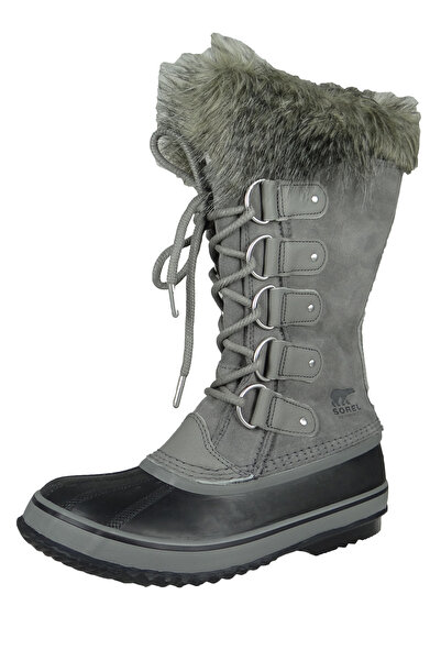 Sorel Damen Winterstiefel Stiefel Winterschuhe NL2429-052 Joan of Artic WP 1855131 Grau 052 Quarry Black