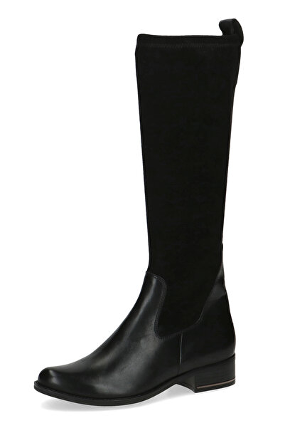 Caprice Damen Elegante Stiefel 9-25514-41 Schwarz 019 Black Comb Leder und Textil mit CAP Airmotion