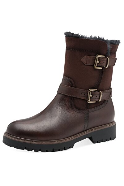 Tamaris Damen Elegante Stiefelette Winterschuhe Warmfutter 1-26820-45 Braun 3...
