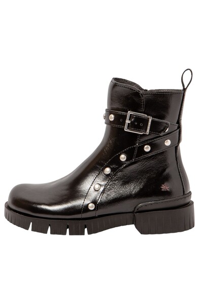 ART Damen Elegante Stiefelette Oxford 1837s Schwarz Black Leder