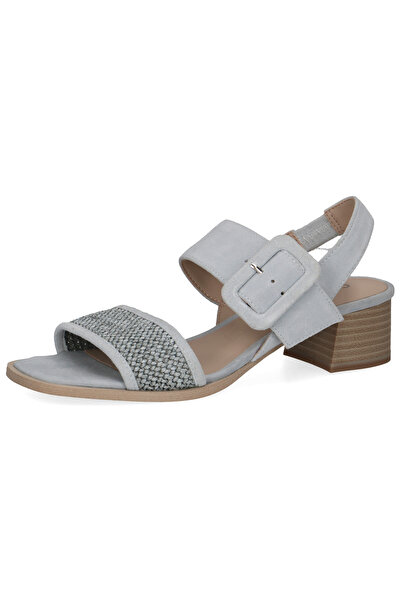 Caprice Damen Sandalen G-Weite 9-28203-42 Blau 829 LT. Blue Comb Leder und Textil mit CAP Memotion & CAP Me