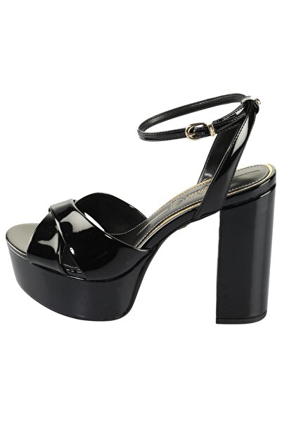 Buffalo Damen Klassische Pumps Jessie Cross 1291606 Schwarz Black Kunstleder